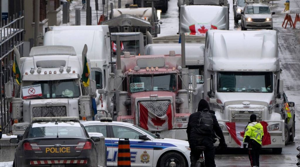 Canada police warn of guns at Ottawa anti-vaccine mandate trucker protest