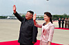 Kim Jong Un’s wife makes a rare public appearance in North Korea