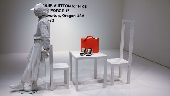 Nike/Louis Vuitton sneakers by Virgil Abloh beating auction estimates