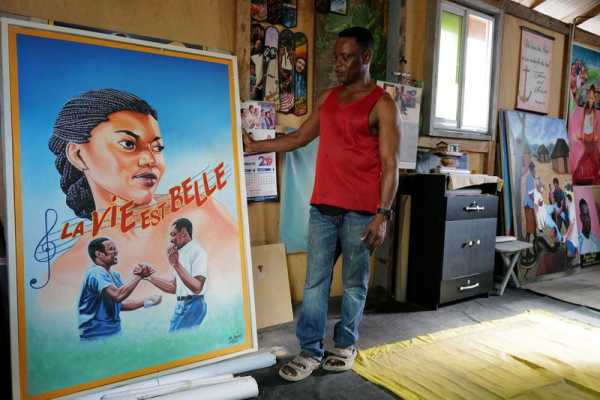 With cinemas closed, Ghana’s hand-painted movie posters find homes abroad