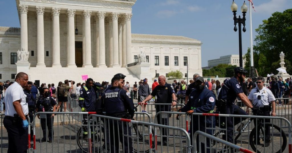 Abortion-rights protesters rally in US, spurred by draft Supreme Court opinion