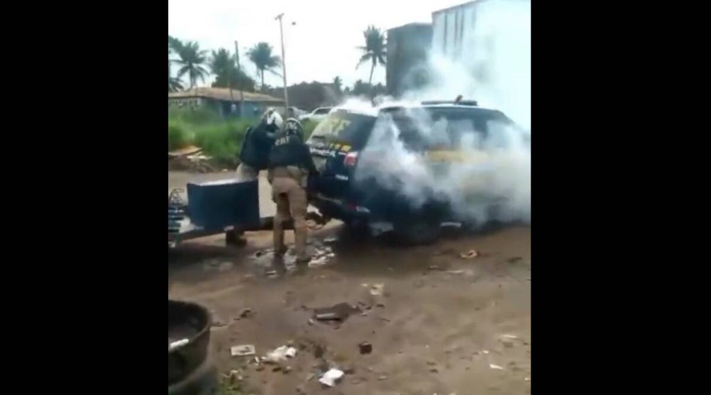 Video of Brazil cops suffocating a man to death in truck of police car draws fury