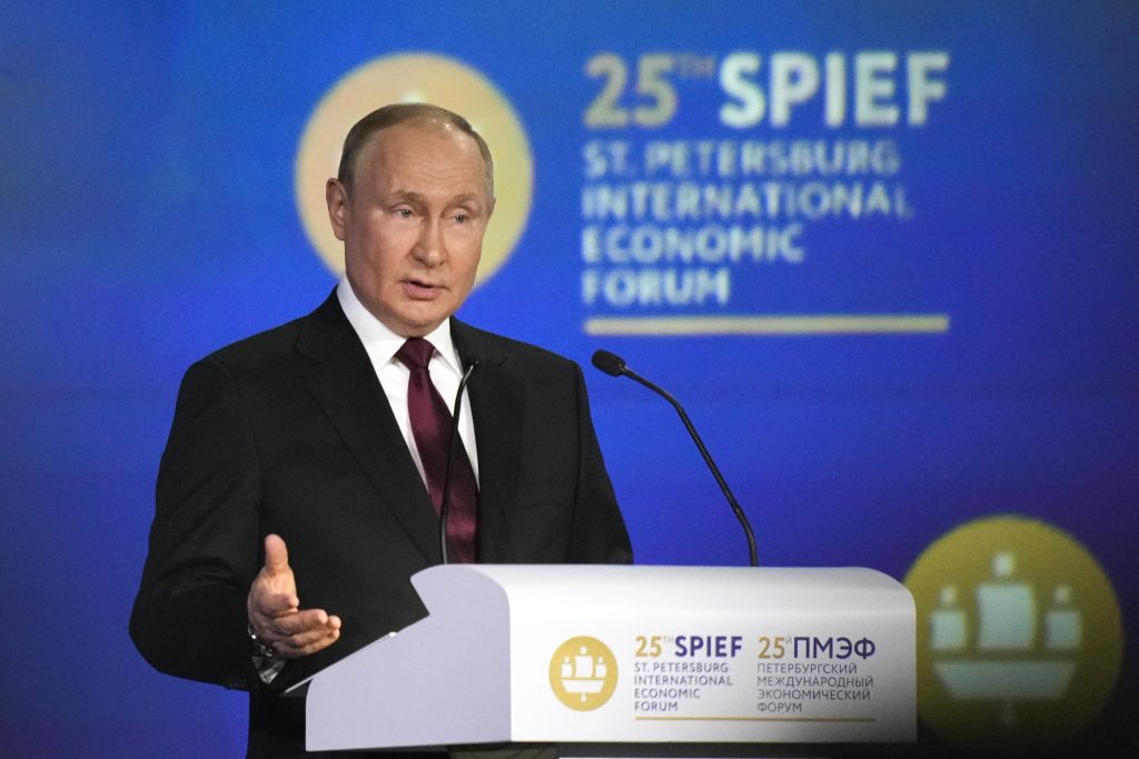 Vladimir Putin: Russian economy to overcome ‘reckless’ sanctions