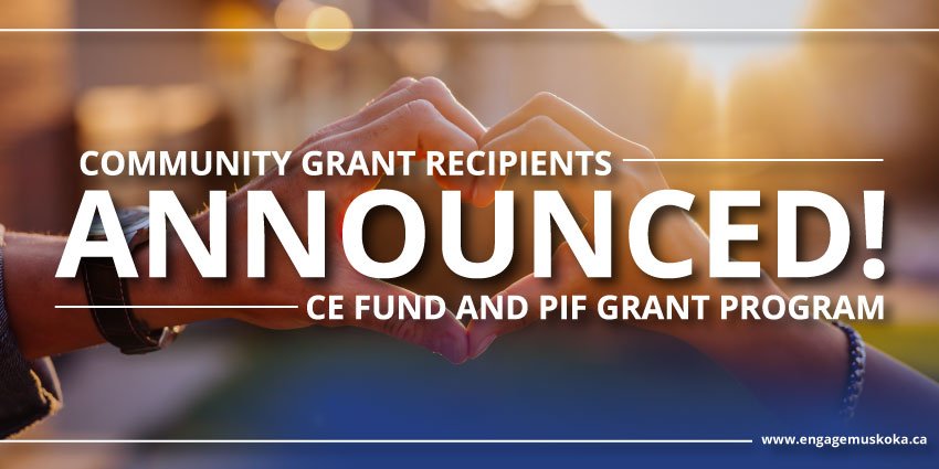 Community Grant Recipients Announced! – CE Fund and PIF Grant Program