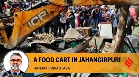 What the bulldozing of a food cart in J...