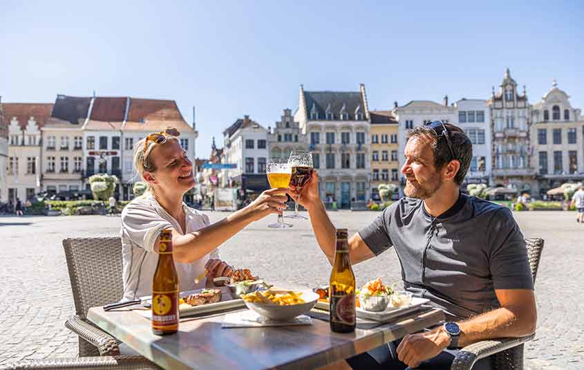 Nine long-distance cycling routes combine the best of Flanders