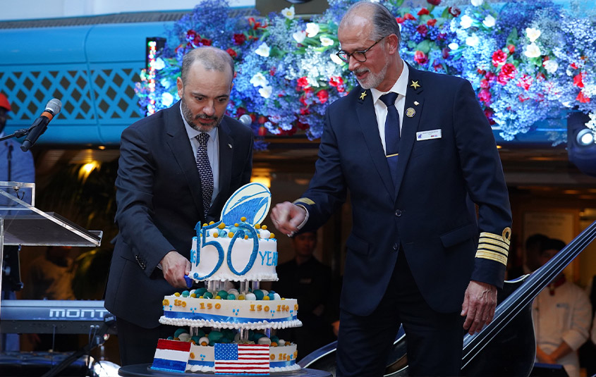 On deck with Holland America Line as it celebrates its 150th anniversary in Rotterdam