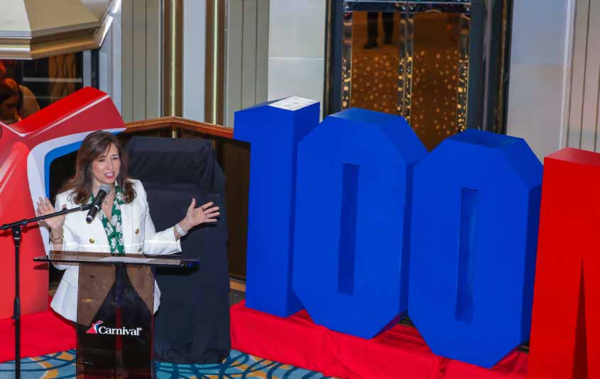 100 million passengers for Carnival Cruise Line