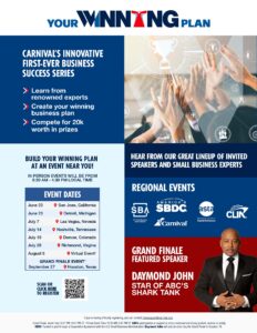 Carnival’s ‘Your Winning Plan’ competition comes with US$20,000 worth of prizes   